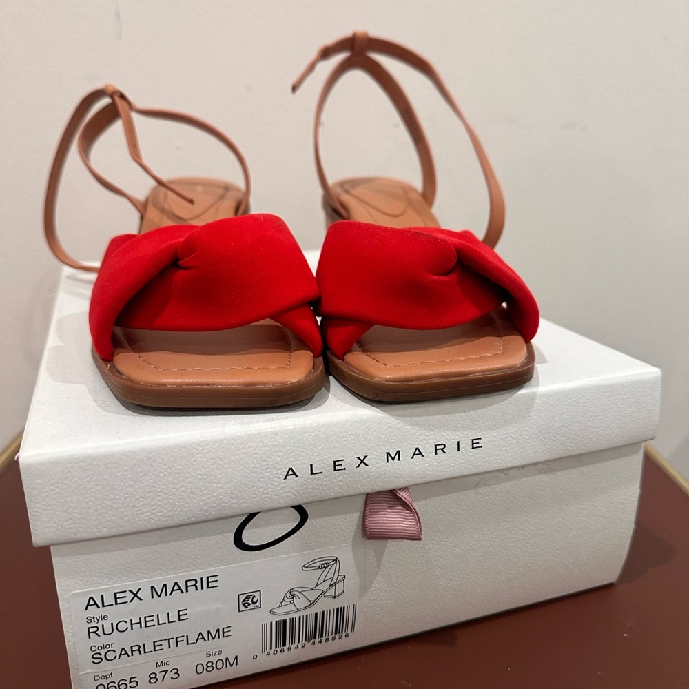 Alex Marie Scarlet Flame Sandals